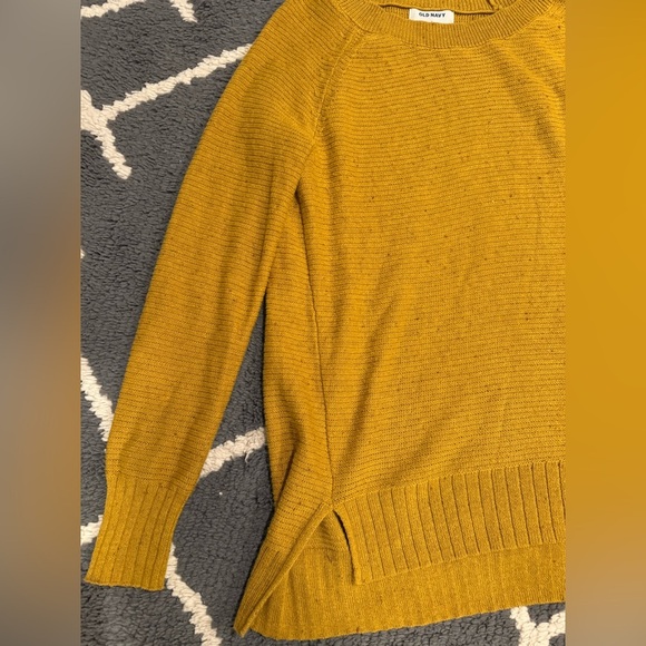 Old Navy Speckled Mustard Sweater - Picture 2 of 7